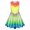 TQSO007, variant on Mermaid Digital Printing Girls Round Neck Sleeveless Summer Dress Fashion Princess Dress