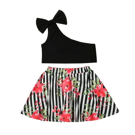 

dmqupv Taking Home Baby Girl Outfit Toddler Kids Girls Clothes Casual Beach Soild Sleeveless Baby Clothes for Girls