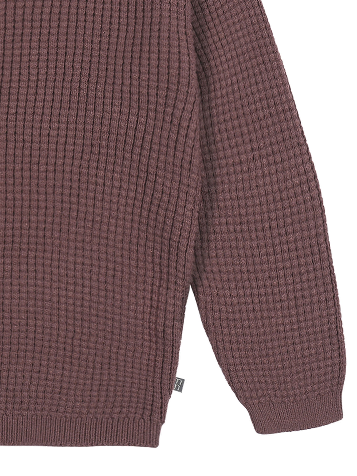 Modern Moments by Gerber Toddler Boy Waffle Henley Sweater Knit, 12 Months - 5T