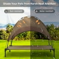 thumbnail image 2 of Cama elevada para perros Heeyoo con toldo 107 x 76 x 91 cm, 2 of 7