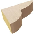 thumbnail image 6 of 2"W x 6"D x 4"H Classic Crestline Rough Cedar Woodgrain TimberThane Corbel, Primed Tan, 6 of 6