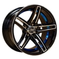 thumbnail image 2 of 4 RINES 15 4X100/114.3 Tsuru,Honda City, AVANZA, AVEO (BLUE), 2 of 2