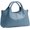 skyblue, variant on Women Top Handle Satchels Genuine Leather Handbags Large Capacity Work Tote Shoulder Crossbody Bags Sky Blue