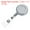 Grey, variant on Uxcell Retractable Round Badge Holder Reel with Clip and Strap Grey 10 Pack