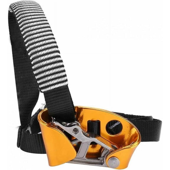 Foot Ascender, Right/Left Foot Ascender Riser Outdoor Climbing Mountaineering Tool for Mountaineering Climbing Fire Rescue