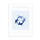 thumbnail image 1 of Moda Piscis Marco de Fotos de escritorio imagen Blanco Pintura arte 5x7 pulgadas, 1 of 4