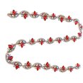 thumbnail image 4 of Not Easy To Change Color  Rhinestone, Exquisite Workmanship Rhinestone Chain, Crafts DIY For Dresses, Clothes, Bags, Shoes Wedding 3cm White,2.5cm Red,2cm Green, 4 of 8