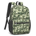 thumbnail image 4 of 17 Inch Lightweight Backpack,PVC Waterproof Oxford Fabric, Ergonomically Designed, with Large Capacity, Camouflage Print, 4 of 5