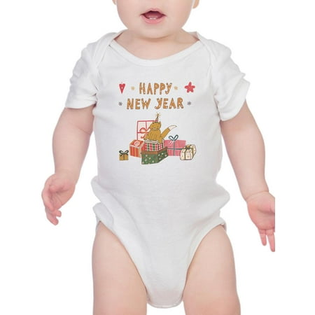 

Happy New Year Kitten W Gifts Bodysuit Infant -Image by Shutterstock 18 Months