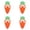 Carrot #02, variant on 4 Pack Easter Bunny Utensil Cutlery Holders,Reusable and Cute Rabbit Shape Easter Felt Cutlery Holders,EasterTable Decor for the Home Spring Decorations and Easter Party Supplies