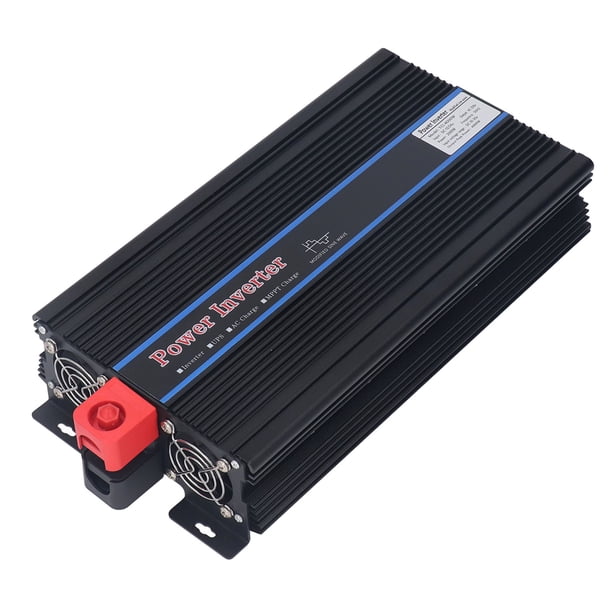 Inversor De Energía Solar, Entrada Multiusos DC 12 V 24 V Inversor De Energía De Alta Eficiencia Potente Para Viajes De Negocios