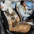 thumbnail image 2 of Uorisanigo Front Car Seat Protective Covers, 2-Pack Comfort and Protection Deer Camo Hunting Seat Covers Easy Installation Seats Cushion for Most Cars, Auto Interior Accessories, 2 of 7