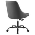 thumbnail image 5 of Modway Distinct Faux Leather Tufted Office Swivel Chair in Black and Gray, 5 of 10