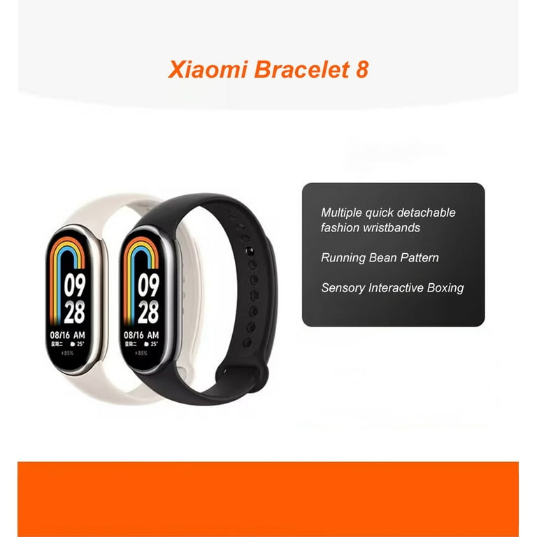  Xiaomi Mi Band 8 Smart Bracelet 1.62“ AMOLED Screen Heart Rate  Blood Oxygen Bluetooth Sport Watch Fitness Traker Watch(Global Version  Black) (M2239B1) : Cell Phones & Accessories