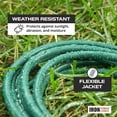 thumbnail image 6 of Iron Forge Cable 10ft Green Outdoor Extension Cord with 3 Outlets - 16/3 SJTW 10ft Extension Cord 3 Prong, 13 Amp All-Weather Heavy Duty Power Cable, 6 of 8