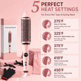 thumbnail image 5 of BRBR 1.7" Infrared Heated Round Thermal Brush – 30s Fast Heating, Negative Ions, Dual Voltage, Non-Blowing Styler for Women, All Hair Types, 5 of 7