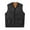 Black, variant on Mens V-Neck Warm Cotton Jacket Sleeveless Lightweight Solid Color Relaxed Casual Soft Basic Shirt Blouses (Navy,M)