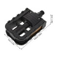 thumbnail image 2 of HEANUJJ Bike Pedals Black Plastic Anti-Slip Folding for E-Bikes 2Pcs, 2 of 8