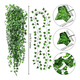 thumbnail image 2 of 12 Enredaderas Artificiales Plantas Colgantes Decorativas Xtellar verde, 2 of 3