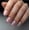 A4, variant on YTTAL White Press On Nails - 24Pcs Medium Square Fake Nails, Glossy Chrome Shimmer Finish,  Nails for Women