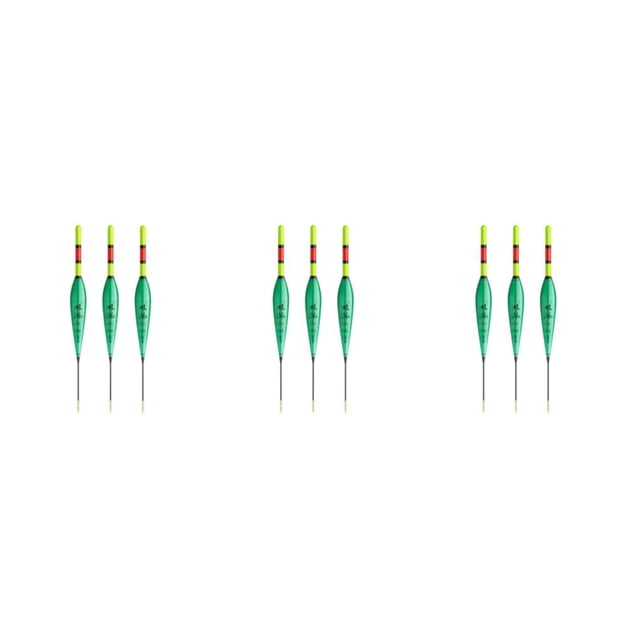 ZheElen 3piece Fishing Float With LED Lights Good Visibility And Stability For Night 10 g floatability Three color changes 3Set