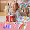 thumbnail image 5 of Toddler Grip Socks Non Slip Toddler Socks 12 Pairs Girls Ankle Socks with Grippers for 1-7 Years Girls Children(03 Flower Style,1-3T), 5 of 7