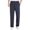 CL313 Grey, variant on Yuncity Men Pants Solid Color Mid Waist Elastic Pocket Drawstring Flat Front Commute Summer Basic Fitness Daily Work Wear Men's Trousers Size XL Black