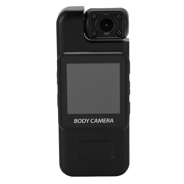 Cámara De Grabación De Vídeo Corporal, Videocámara Portátil Con Detección De Movimiento Y Grabación En Bucle De 1000mAH, Lente Giratoria De 180 4K Para Ciclismo