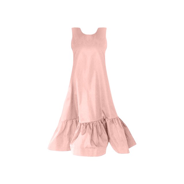 Prolriy Robes Printemps Été pour Femmes 2025 Été Col Rond Ample Manches Robes Pliantes Taille Ample Robe Mi-Longue d'Été Robes d'Été pour Femmes Décontractées Robe Mignonne Robes pour Femmes Rose TG