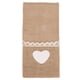 thumbnail image 5 of Porta Cubiertos de Encaje de Yute Bling Bling 10 Piezas Bolsa de Bolsillo para Tenedor de Cuchillo de Arpillera forma de Corazón, 5 of 6
