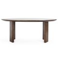 thumbnail image 3 of Pemberly Row 78" Mango Wood Traditional Round Dining Table in Brown, 3 of 9