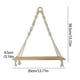 thumbnail image 2 of Xihbxyly Perchero de Pared Bohemio con Cuerda de Algodón y Marco de Madera, Decoración Rústica para El Hogar, Estante Multifuncional, Ideal para Oficina y Dormitorio, Regalo Perfecto, Tamaño 35 X 9,5, 2 of 2