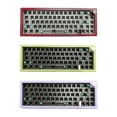 thumbnail image 4 of Teclado para Juegos GMK67 Uso Conveniente Accesorios Retroiluminados RGB (Vino) Rojo, 4 of 7