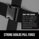thumbnail image 3 of Correas de equipaje Gorilla Grip Heavy Duty, paquete de 4, negras, 3 of 9