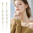 thumbnail image 2 of Personality Tassel Flower Studs Simple And Delicate Design Suitable For All Occasions, 2 of 9