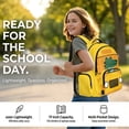 thumbnail image 2 of DISNIMO Crocodile School Bus Printed Backpack for Girls, 3PCS Boys Backpack with Lunch Box & Pencil Pouch, Lightweight School Bag for Preschool Elementary Students, 2 of 7