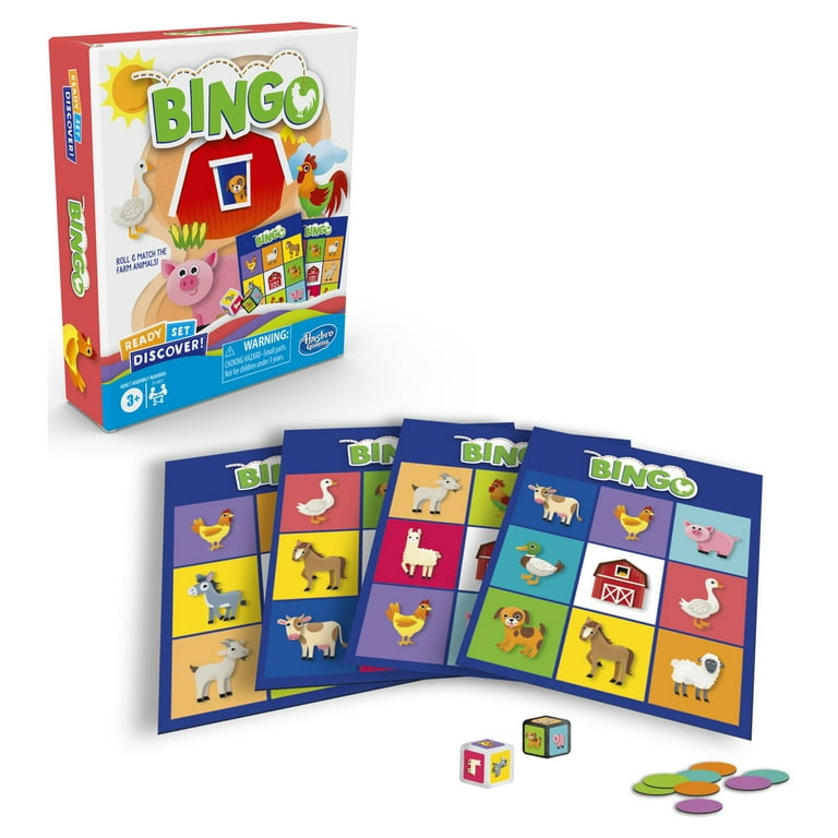 Jogo - Bingo Com Animais Hasbro - Tio Gêra