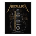 thumbnail image 1 of Metallica - Parche Diseño Guitarra Hetfield (Negro, Dorado), 1 of 2