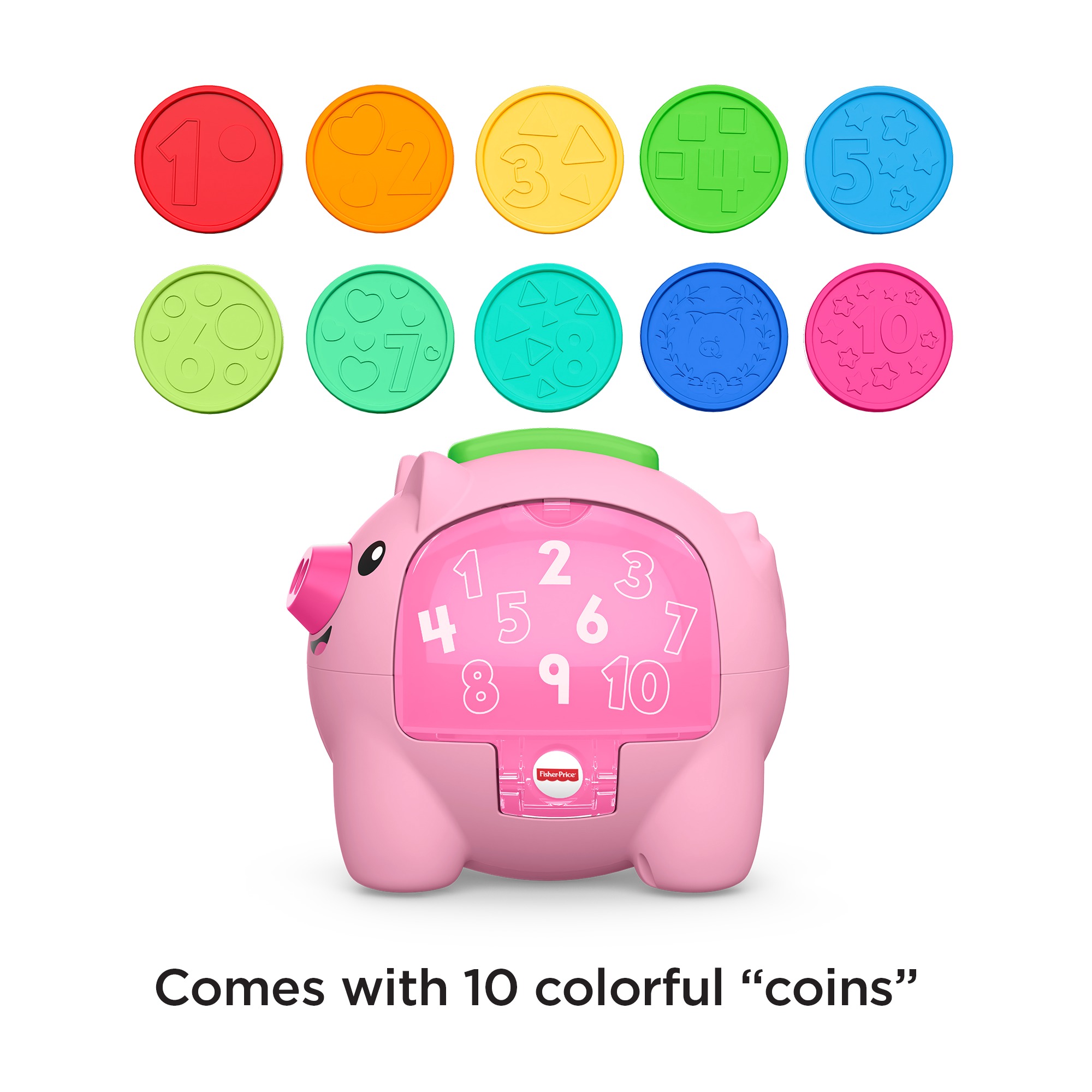 Fisher-Price Laugh & Learn Count & Rumble Piggy Bank photo 5