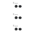thumbnail image 2 of crativent Embouts Isolants pour Écouteurs de Remplacement, Protection pour Écouteurs Noirs G 3Ensemble, 2 of 6
