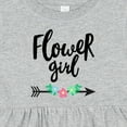 thumbnail image 4 of Inktastic Flower Girl with Arrow and Flowers Girls Baby Dress, 4 of 5