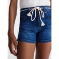thumbnail image 4 of Weekend Academy Girls Denim Shorts with Tie Cord, Sizes 4-18, 4 of 5