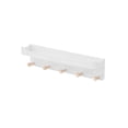 thumbnail image 1 of Cateissary Estante de pared Llaves multifuncionales Ropa Sombrero Gorra a mano Colgador Geles para el cabello Crema facial Estantes Accesorios Almacenamiento y organización del hogar Oro blanco Cateissary HA080819-02, 1 of 6