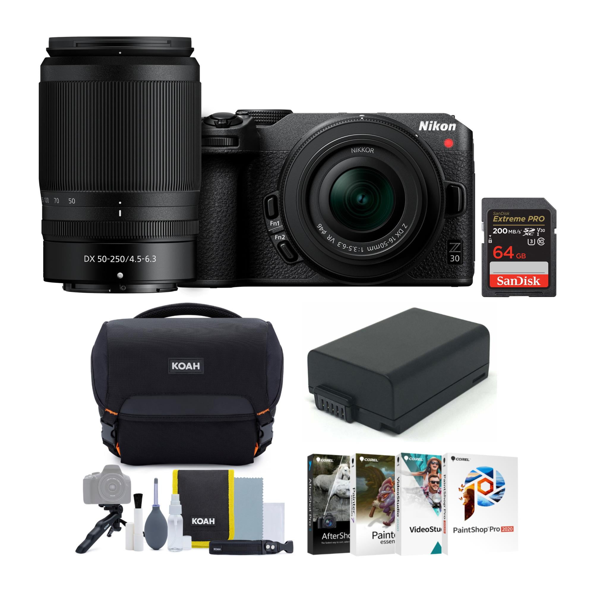 Amazon.com : Nikon Z30 Mirrorless Camera with 2 Lens Kit