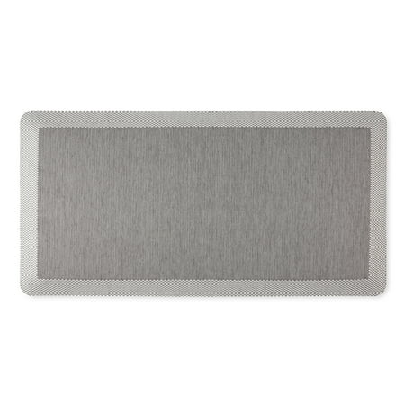 

Martha Stewart Mira Modern Heathered Anti-Fatigue Air-Infused Kitchen Mat Grey 19.6 x39