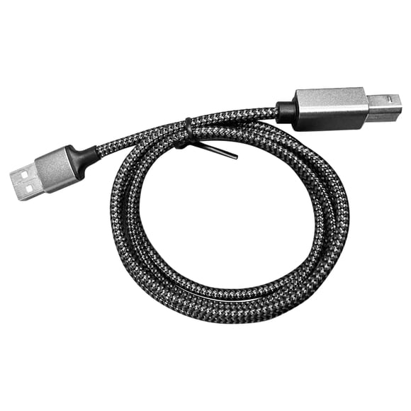 Cable de impresora de alta velocidad, transmisión estable, 1 m/2 m/3 m, color plateado, cable de extensión para escáner