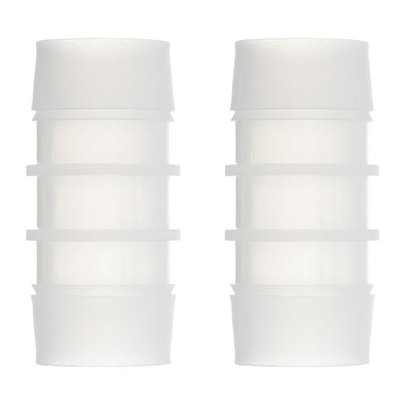 Uxcell 2Pack Plastic Hose Barb Fitting 1" x 1" Barb Pipe Connectors Fitting Adapter