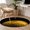 Yellow, variant on Round Area Rugs Collection 3 Ft, Light Green Fruit Non-Slip Residential Carpet, Modern Minimalist Decor Black Background Indoor Crawling Mats Doormat Runner Rugs Play Mat for Bedroom