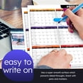 thumbnail image 5 of 2027 Full Desk Calendar - 11 x 17” Large Size 12 Month Planner - 2 Sided Vertical/Horizontal Reversible - Printed on Thick & Durable 80lb Cardstock (216 GSM) - 2 Per Pack, 5 of 7