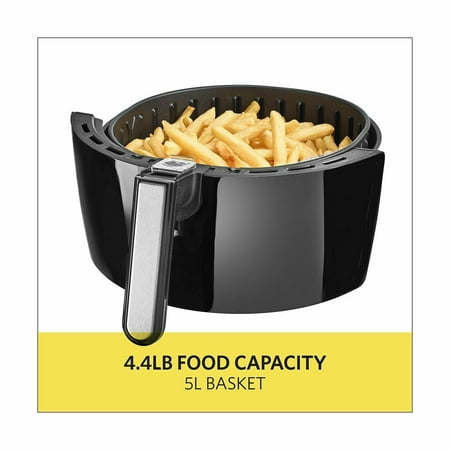 Bella - 5.3-qt. Digital Air Convection Fryer - Black